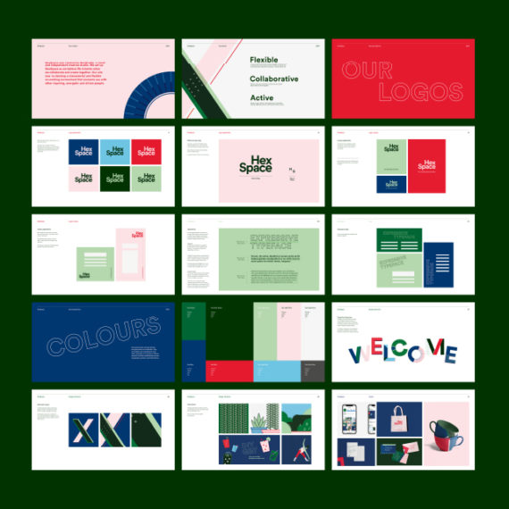 Brand guidelines layout