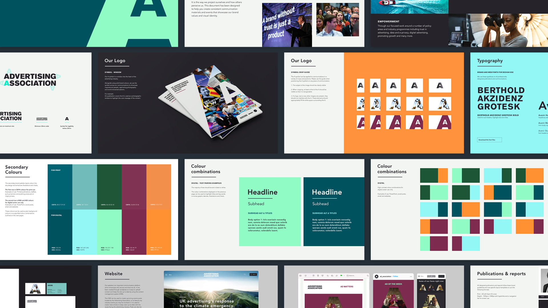 Brand guidelines layout